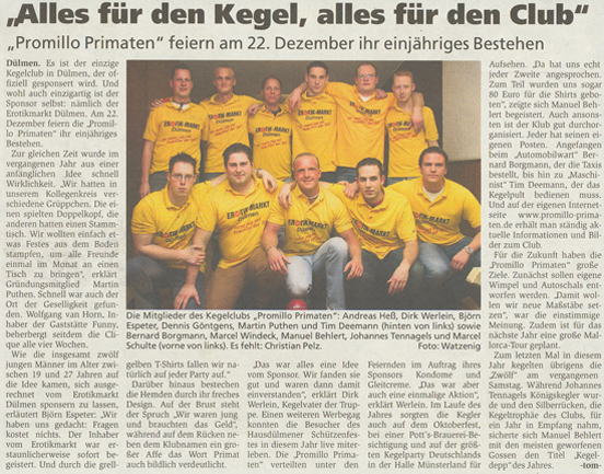 Streiflichterbericht vom 18.12.03