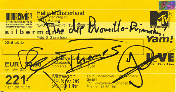 Silbermondkonzert vom 22.11.06